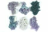 Flat: Grape Agate From Indonesia - Pieces #79149-3